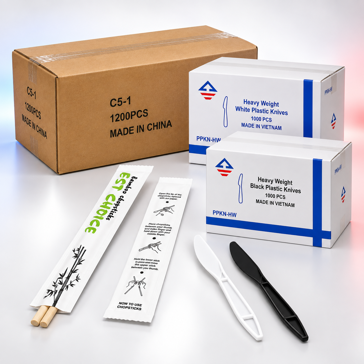 Apollo cutlery and meal kits