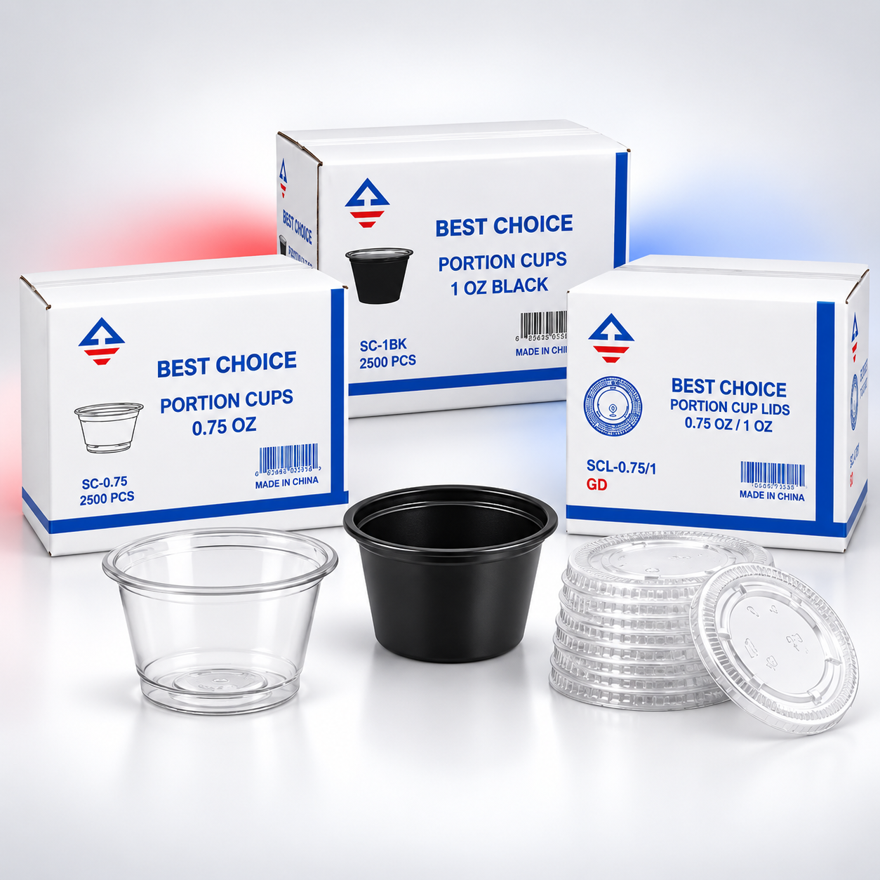 Apollo portion cups and lids