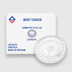 [1,000ct] 92mm pet flat lids