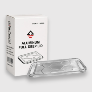 [50ct] full size deep aluminum pan lids