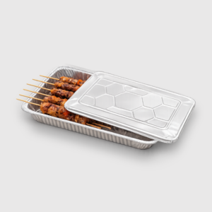 [50ct] full size deep aluminum pan lids