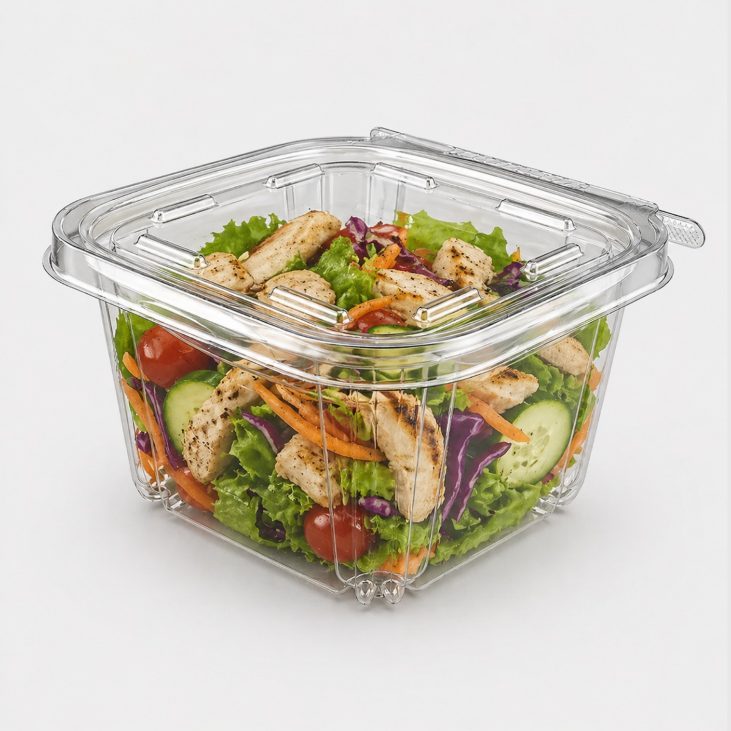 clear 24 oz anti fog tamper evident hinged containers – disposable food storage clamshells, 200 count case clear 24 oz anti fog tamper evident hinged containers – disposable food storage clamshells, 200 count case