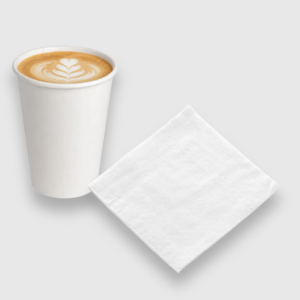 [4,000ct] white beverage napkins 1/4 fold