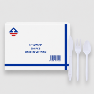 [250ct] medium weight cutlery kits,pp