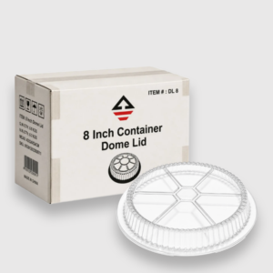 [500ct] 8" container dome lids