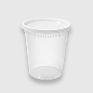 [240ct] deli container combo pack 32 oz