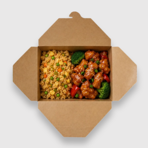 [300ct] 45 oz paper take out boxes