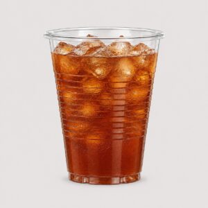 [2,500ct] 10 oz clear ripple plastic cups