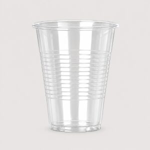[2,500ct] 12 oz clear ripple plastic cups