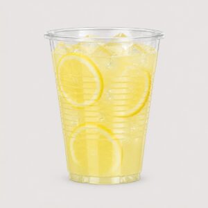 [2,500ct] 12 oz clear ripple plastic cups
