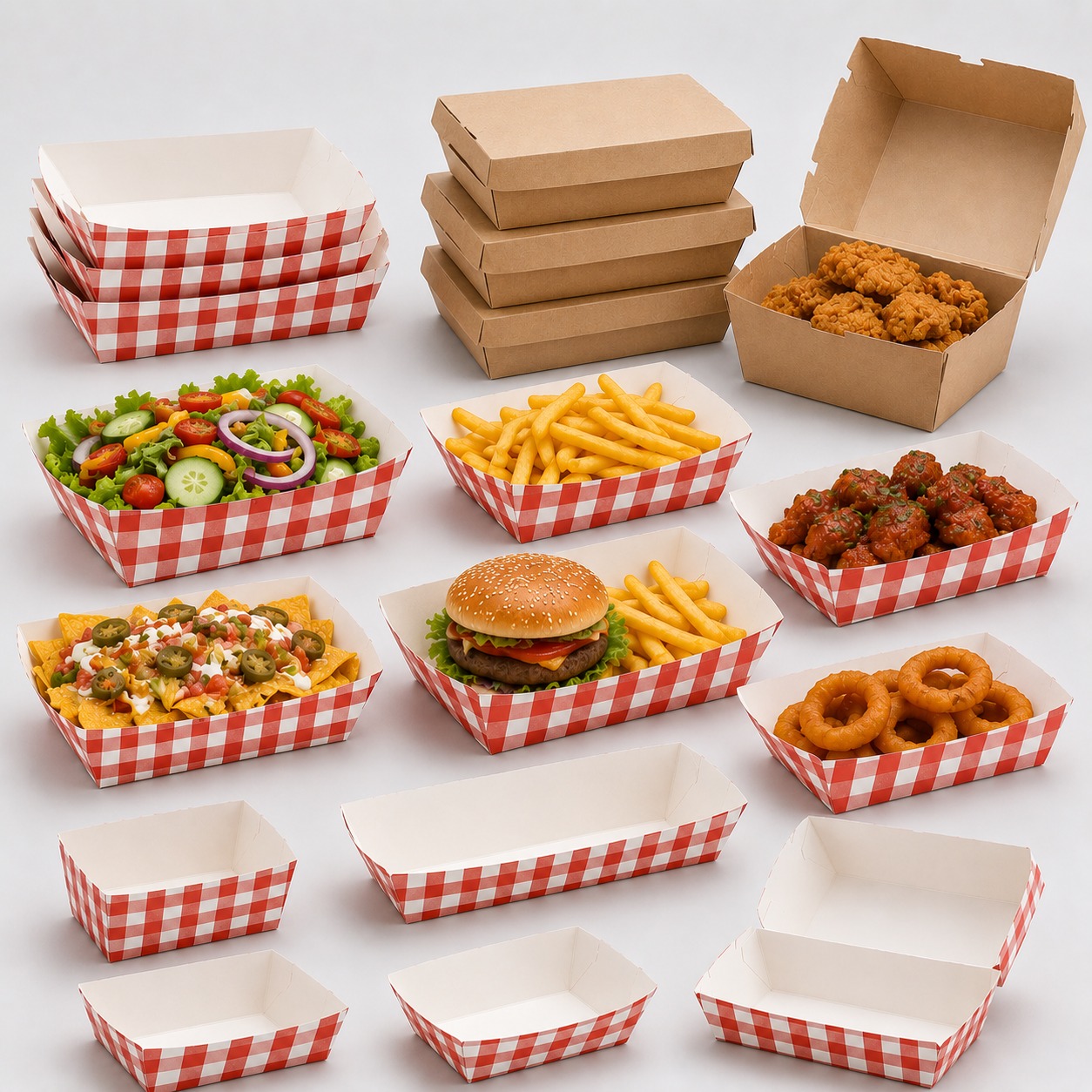 Apollo paper trays and boxes