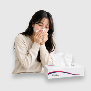 [30 boxes] white 2 ply facial tissue