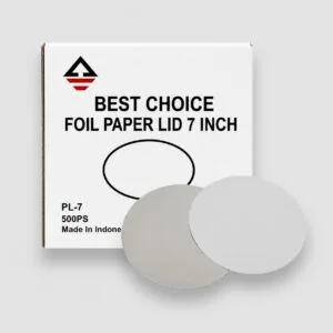 7 inch foil paper lid round with box 300x300