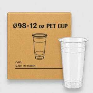 [1000ct] clear pet cups 98mm 12 oz