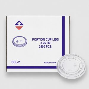 [2,500ct] portion cup lids 3.25 oz