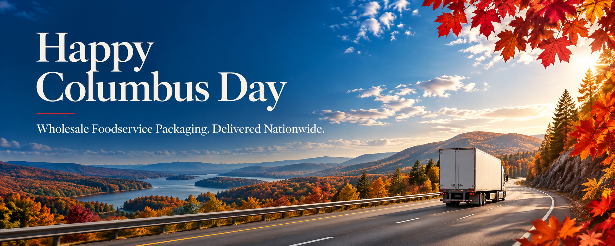 Happy Columbus Day — Wholesale Foodservice Packaging. Delivered Nationwide.