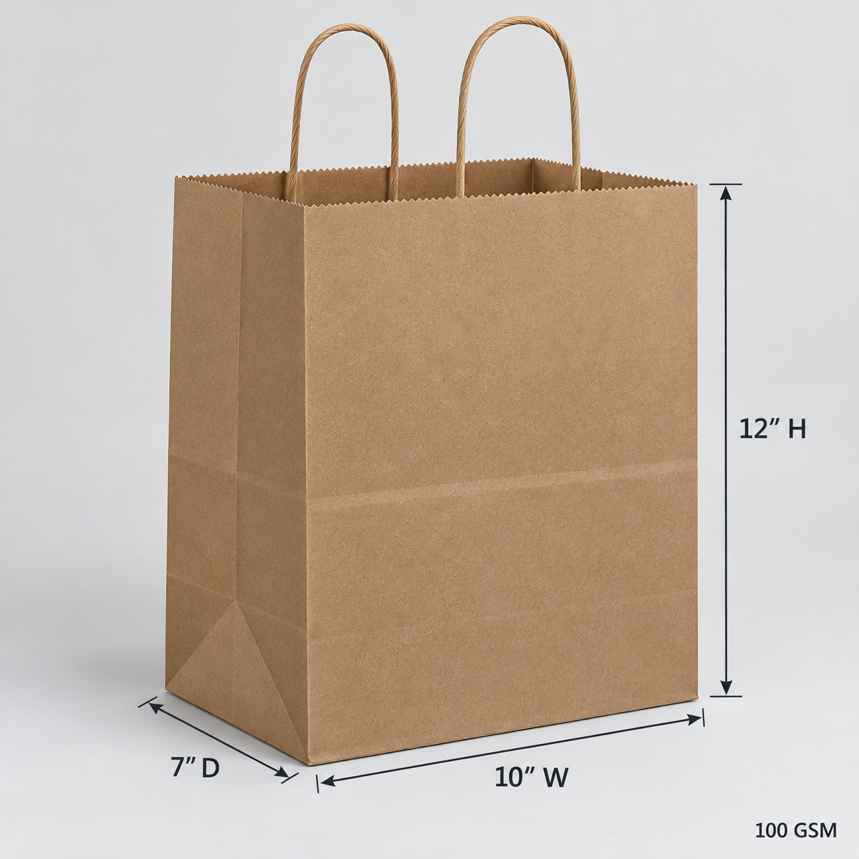 dimensioned brown kraft shopping bag 4 dimensioned brown kraft shopping bag 4
