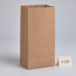 kraft bag with 6 lb card 3
