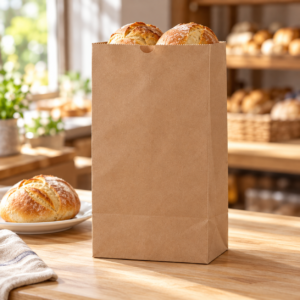 kraft bakery bag with fresh rolls 4