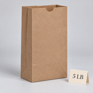 upright 5 lb kraft sos bag 3
