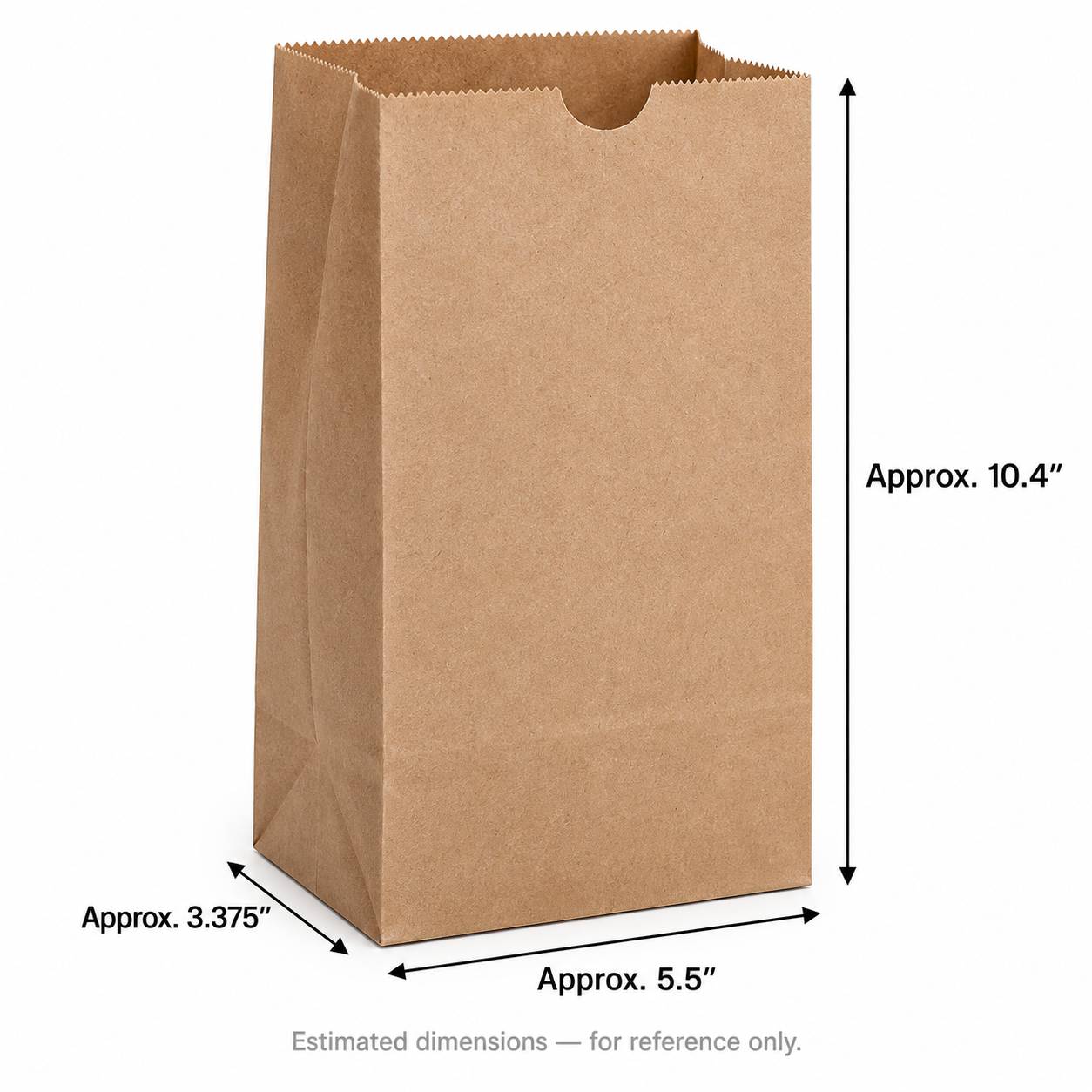 upright 5 lb brown kraft paper bag 5 upright 5 lb brown kraft paper bag 5